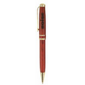 Rosewood Westpoint Ballpoint Pen w/ Gold Trim